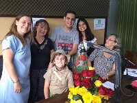 010-Filha Ingrid amiga Anne filho Rene neta Larissa e neto Daniel ao meu lado