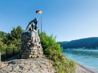 0005-A sereia Loreley : 2016, Burg, Historisch, Mittelrhein, Sommer, Unesco-Welterbe Oberes Mittelrheintal