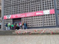 017-E ao lado da Igreja da memoria - Gedaechtniskirche - esse lugar tao triste