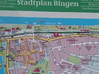 012-Mapa da cidade de Bingen as margens do Reno
