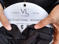 052-Turbante muculmano apresentado como um adereco multiuso