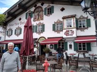 016-O casario de Oberammergau com suas pinturas nas fachadas